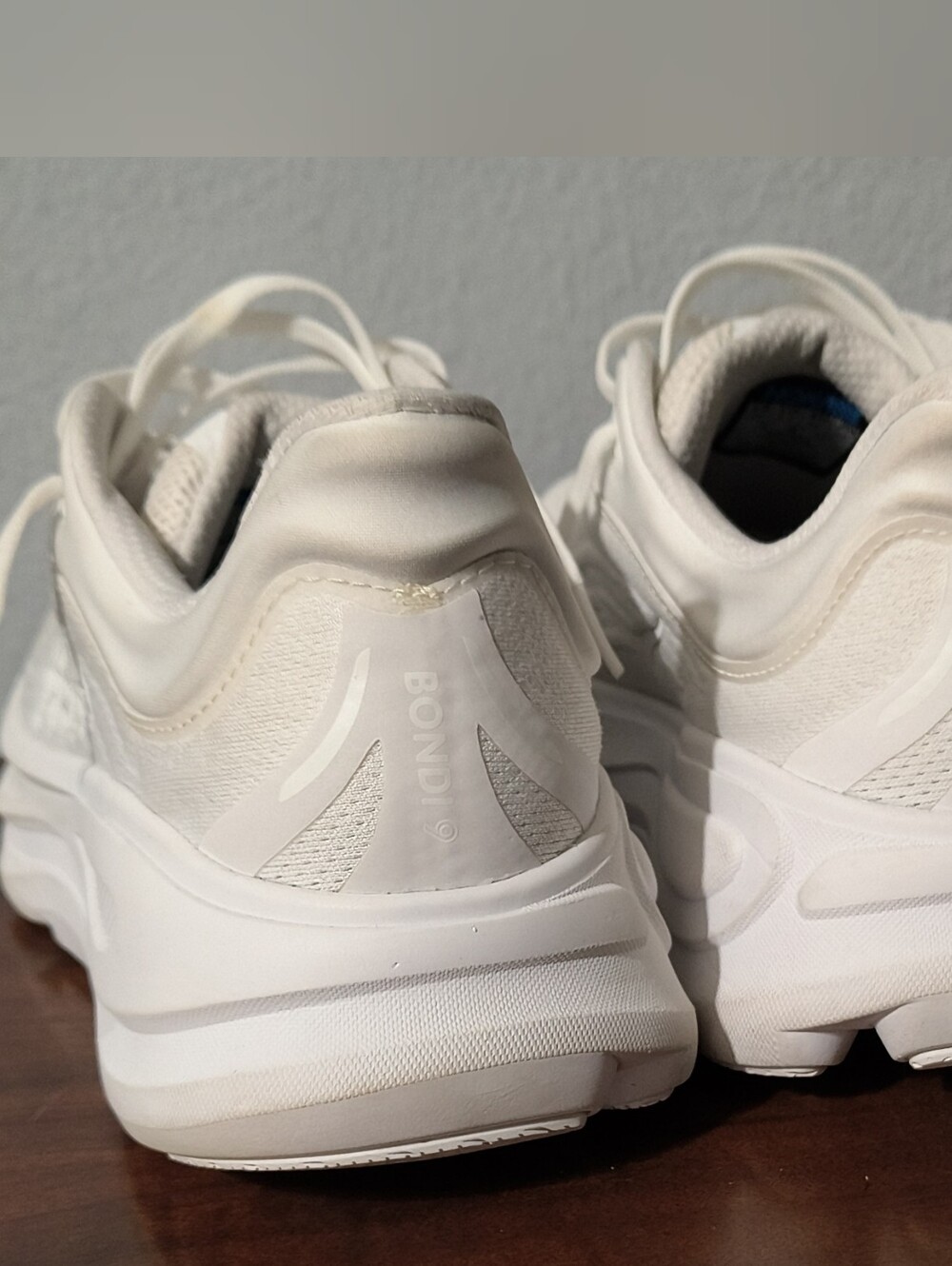Hoka Bondi 9 Sz 10 Men White - Picture 5 of 10